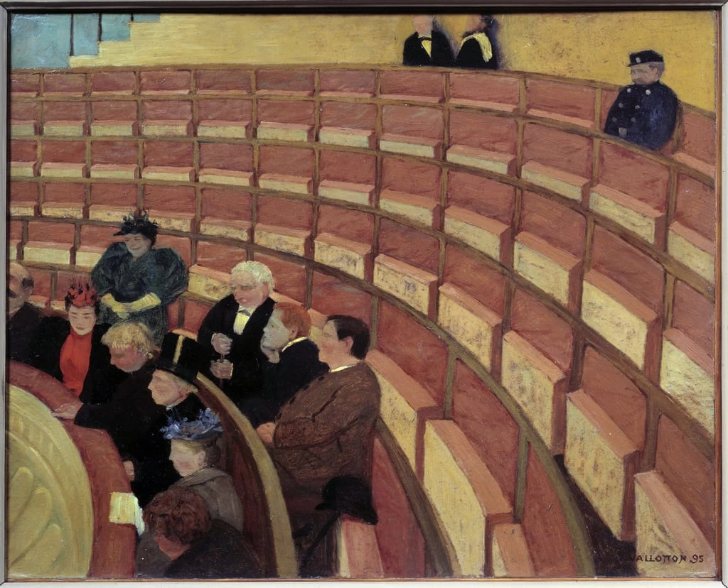 Félix Vallotton - 252, La terza galleria del Theatre du Chatelet, Musee d'Orsay